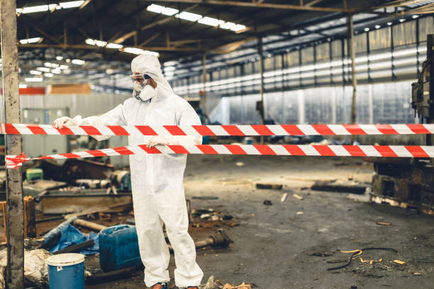 Professional Infectious Disease Decontamination technician working in Mentone, IN